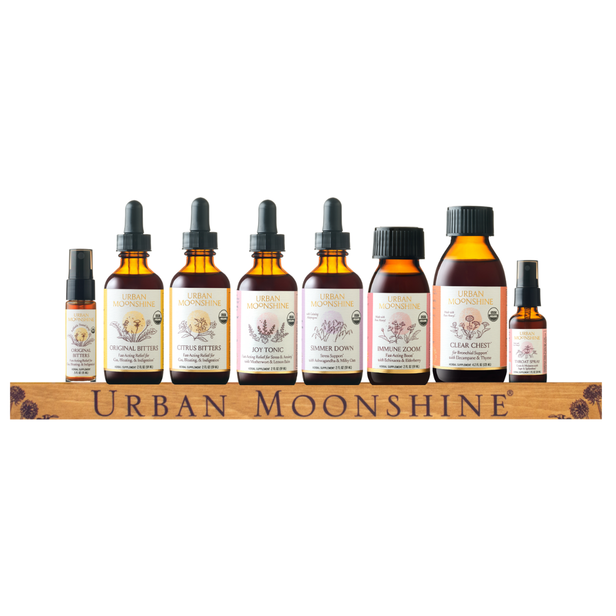 Urban Moonshine Shelf Display - Small (11")