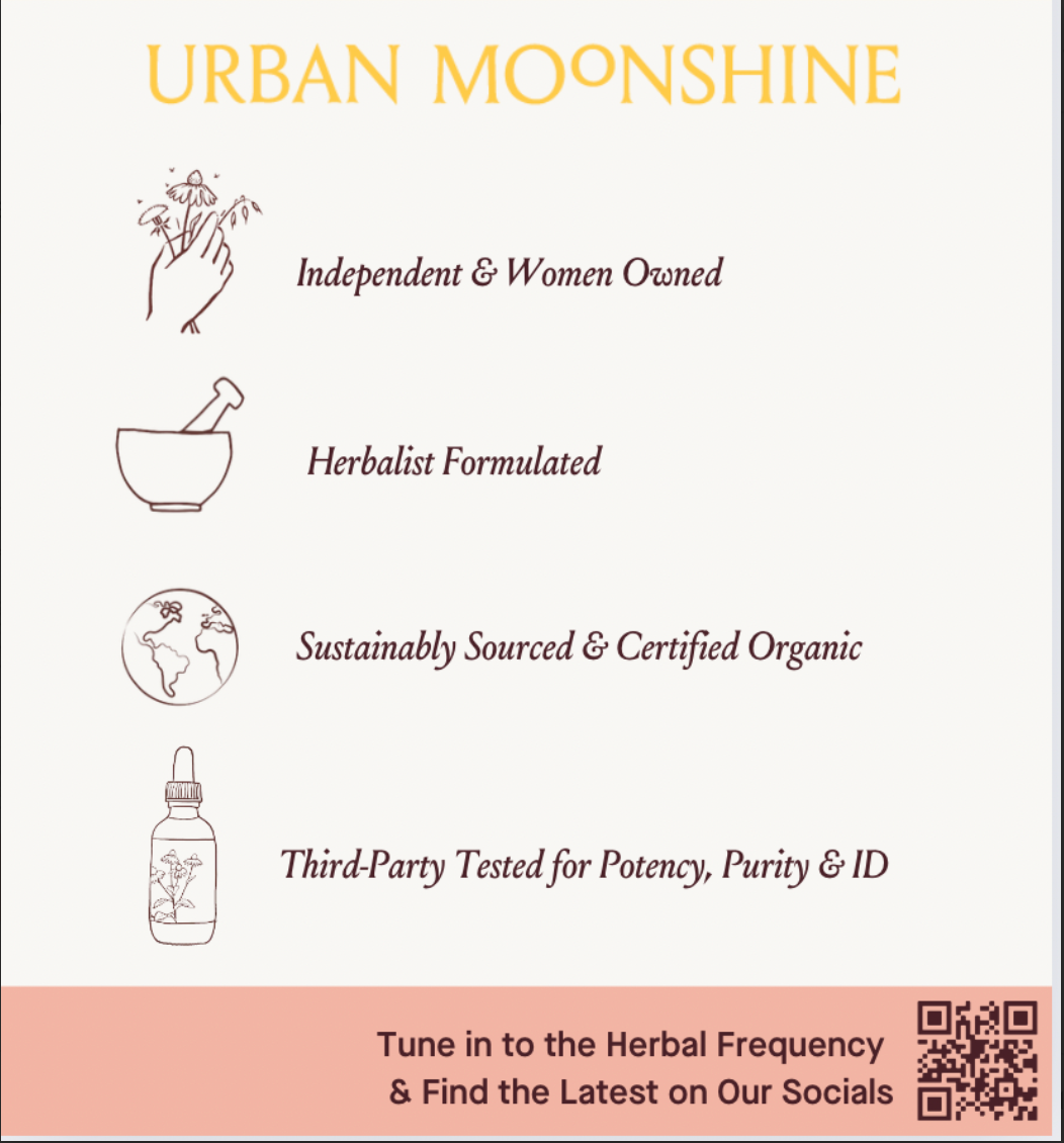 Urban Moonshine Double-Sided Shelf Talkers- 3x3"