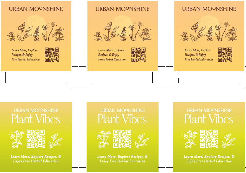 Urban Moonshine Shelf Talkers