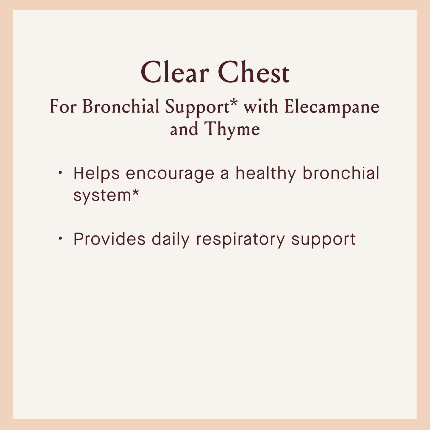 Clear Chest Syrup