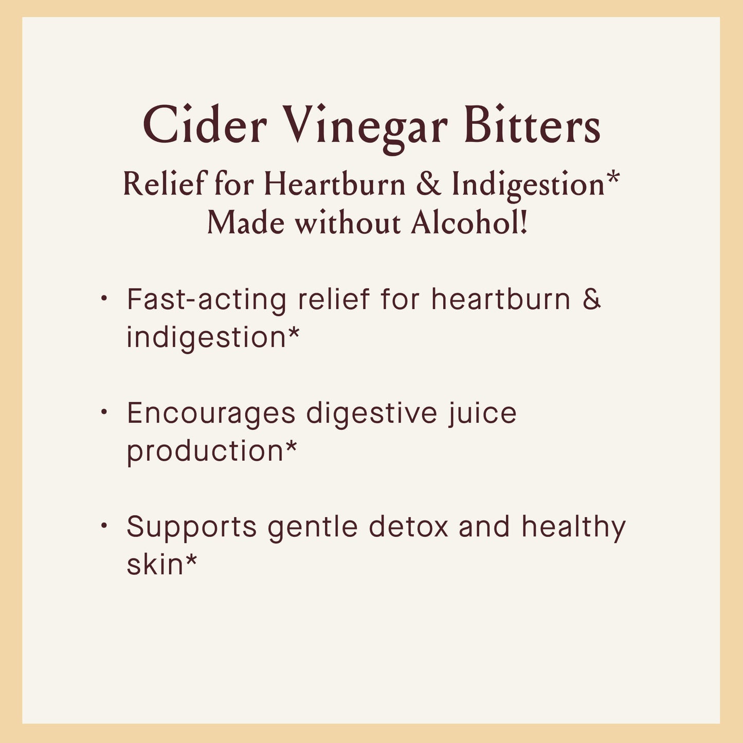 Cider Vinegar Bitters