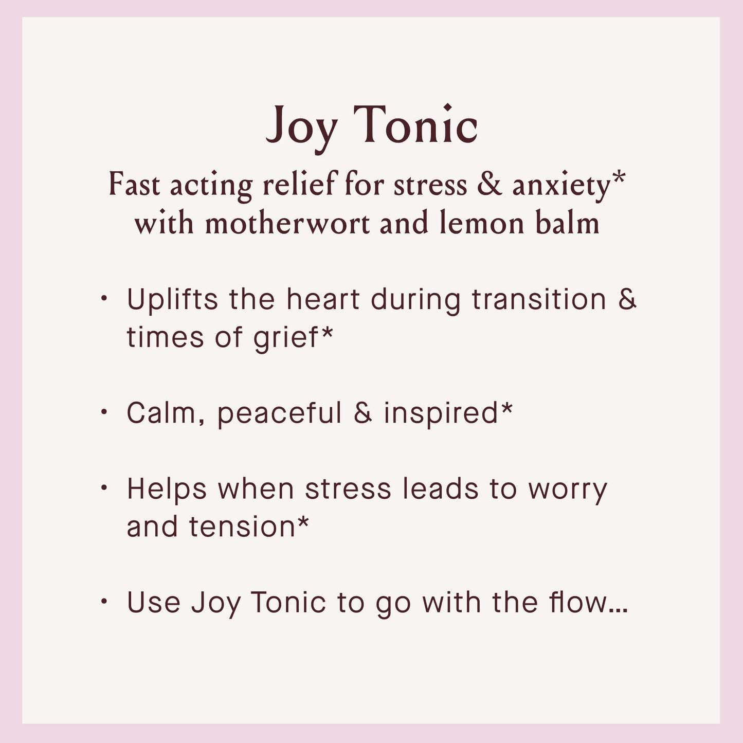 Joy Tonic - $0 Sample
