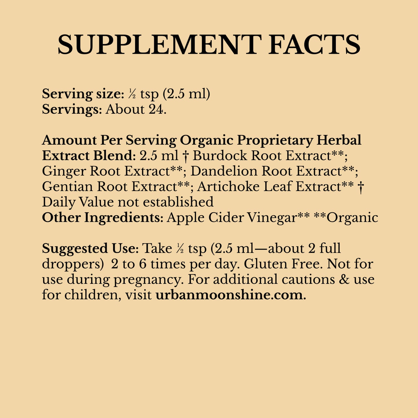 Cider Vinegar Bitters