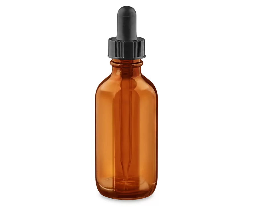EMPTY 2 fl oz Bottle w/Dropper