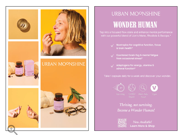 Wonder Human Sachet Card