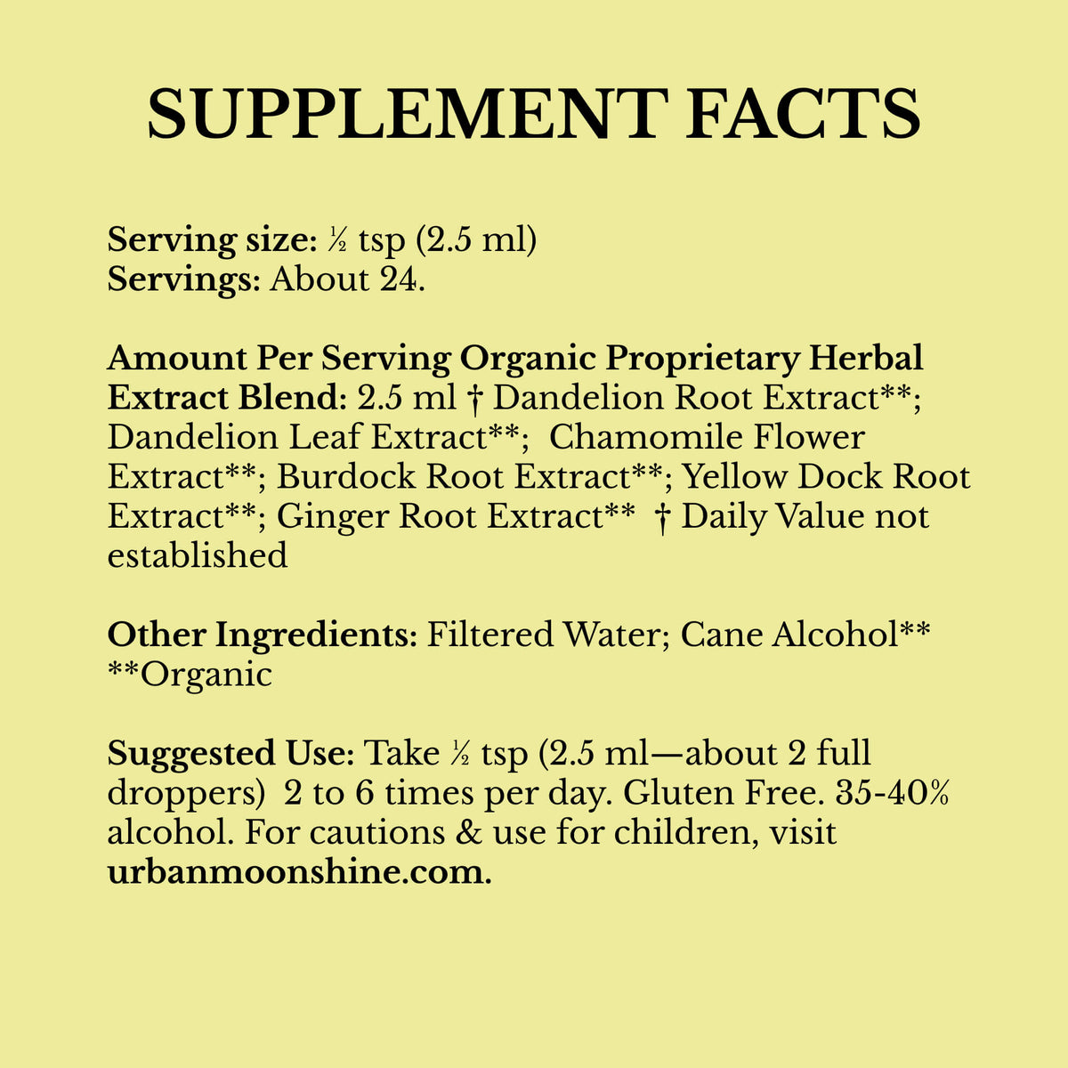 Calm Tummy Bitters Case