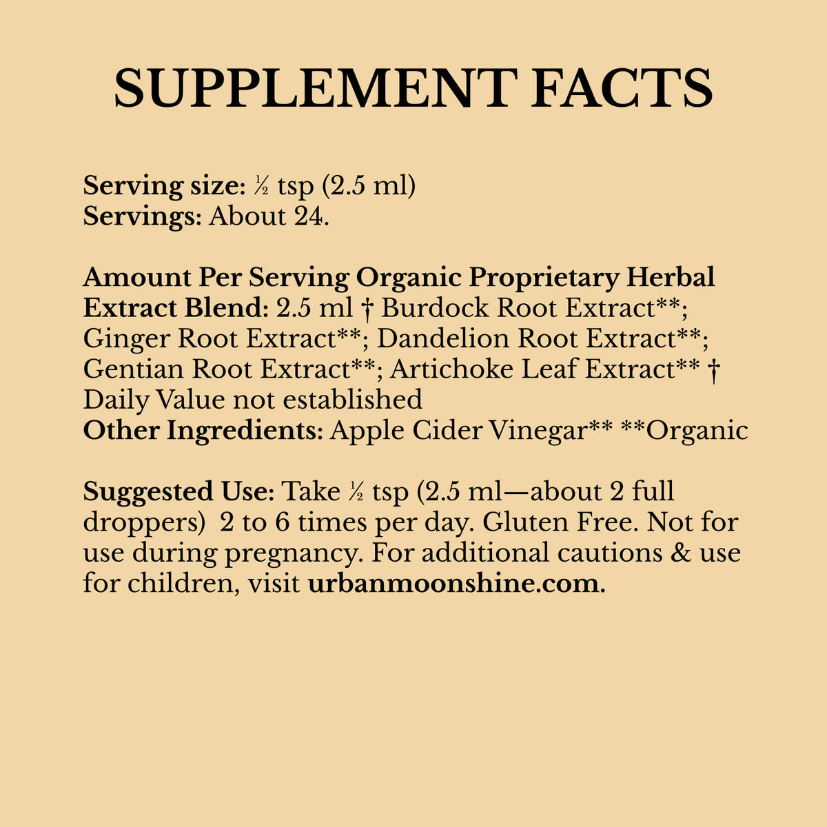 Cider Vinegar Bitters Case